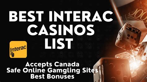 best interac casinos